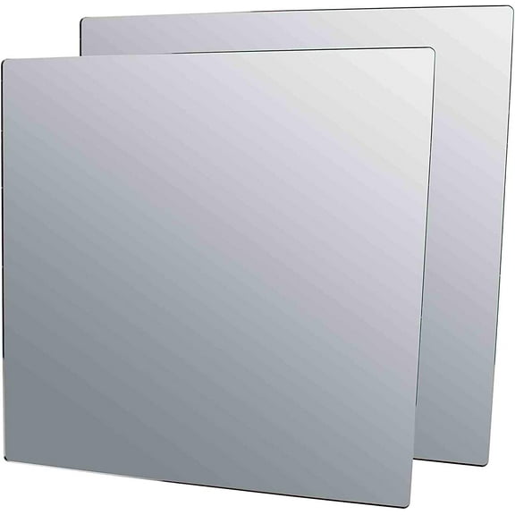 Marketing Holders Acrylic Mirror Sheet 12" x 12" Durable Flexible Pack of 2 DIY Toddlers Farms Dance Studio Art