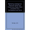 thumbnail image 1 of Pre-Owned Marketing Intelligence: Discover What Your Customers Really Want and What Your Competitors are Up to Paperback, 1 of 1