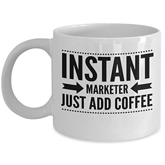 Marketing 11 oz Coffee Mug - Customizable White Ceramic Gift