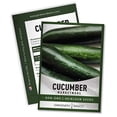 thumbnail image 1 of Cucumber Seeds for Planting - Marketmore 76 - Cucumis sativus Heirloom, Non-GMO Vegetable Variety- 1 Gram Seeds Great for Outdoor Gardening by Gardeners Basics, 1 of 7