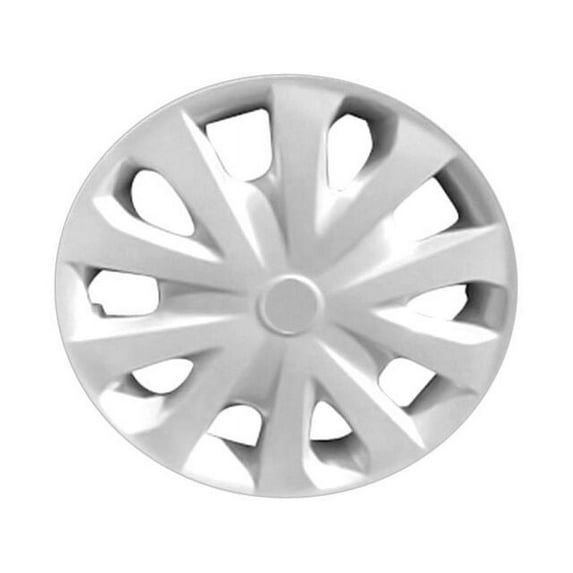 Marketplace Auto Parts 15 in Wheel Covers Platinum Plus Painted Silver fits Nissan Versa