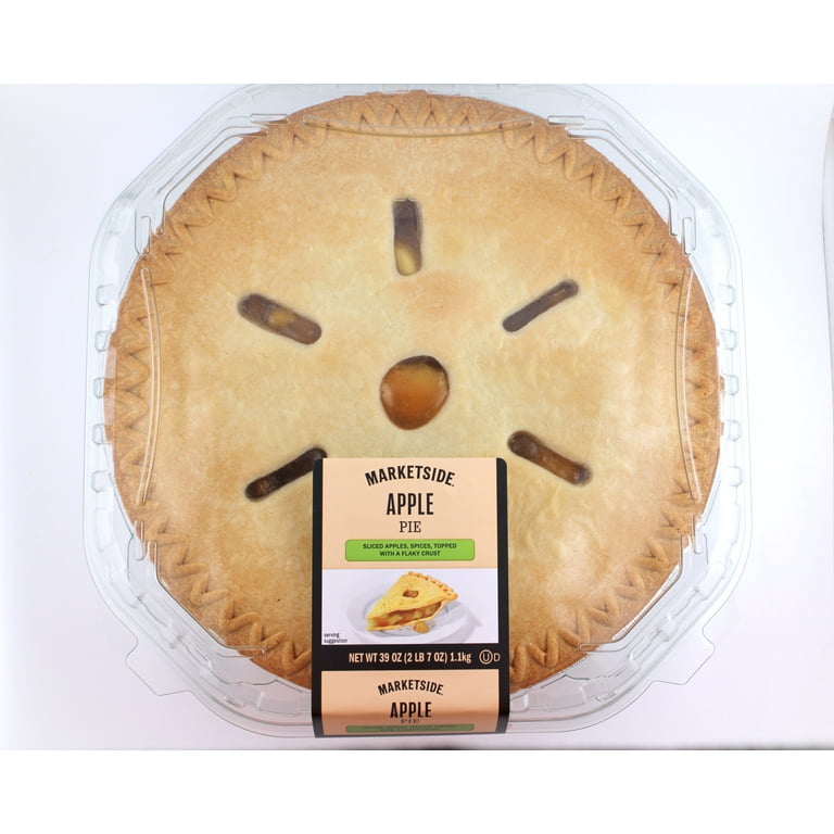 Marketside 10-inch Apple Pie, 39 oz Ready-to-Eat with Flaky
