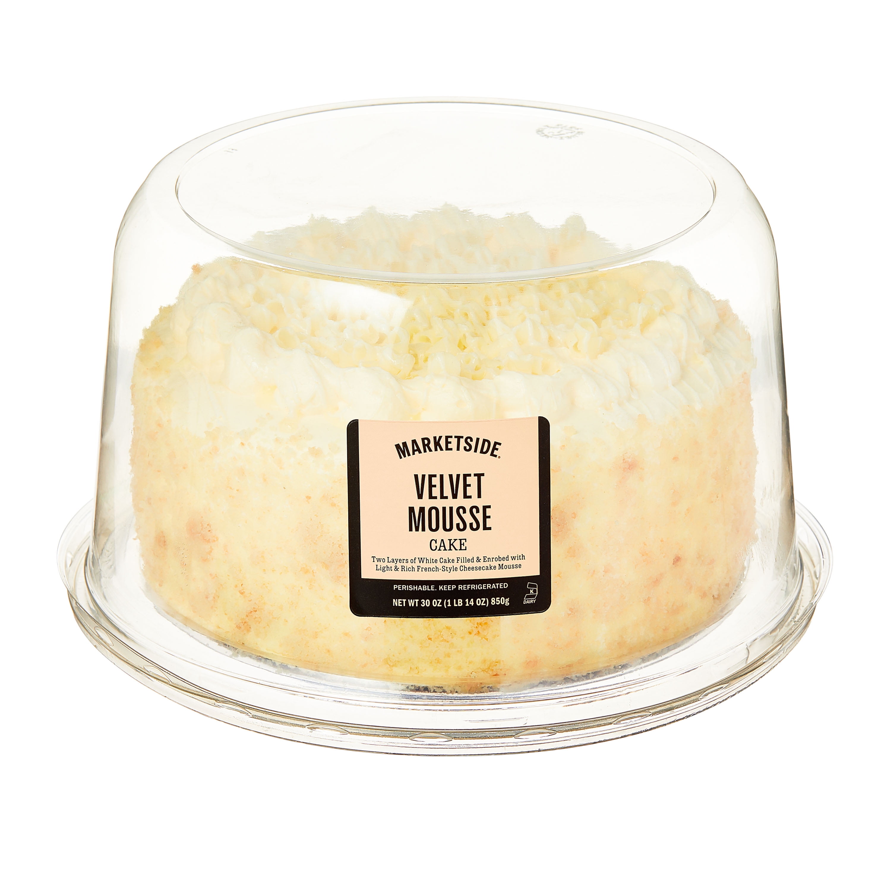 Marketside 7" Double Layer Velvet Mousse Cake, 30oz