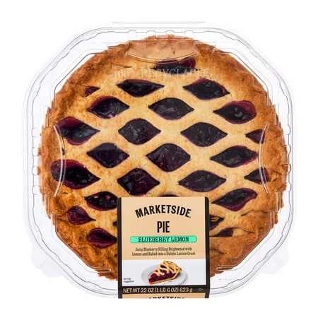 Marketside Blueberry Lemon Lattice Pie, 22 oz