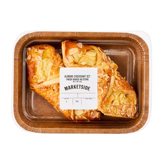 Marketside Fresh Baked Almond Croissants 6 oz, 2 Count