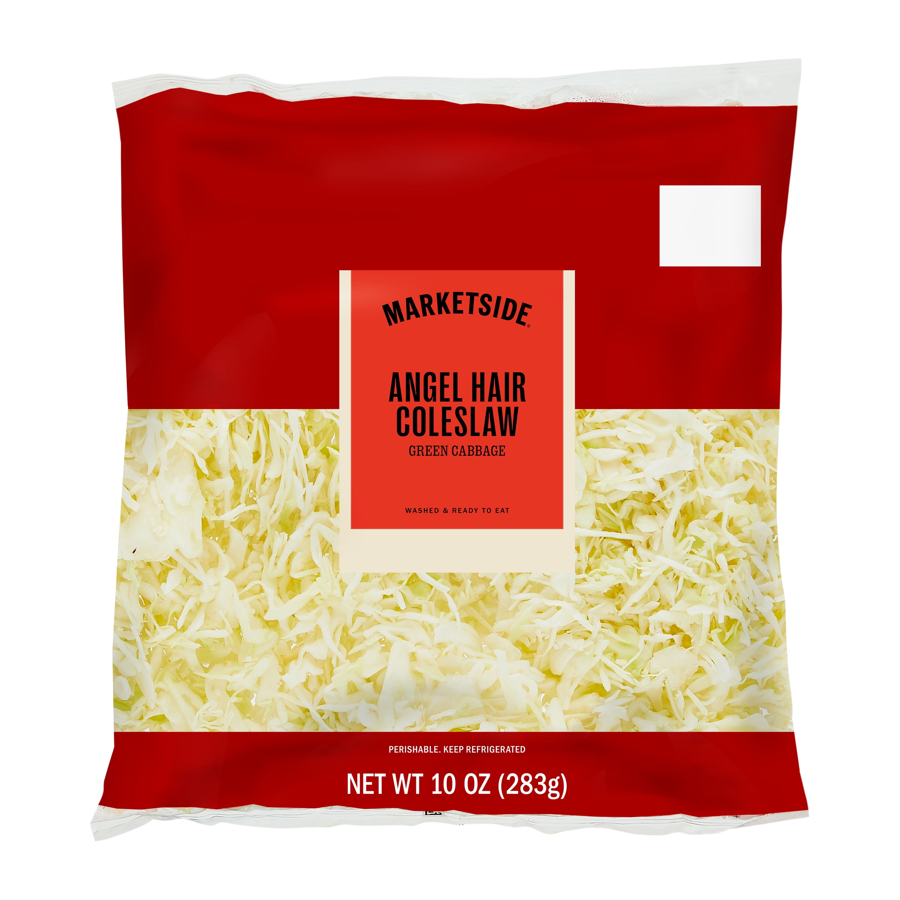 Marketside Angel Hair Cole Slaw, 10 oz, Bag (Fresh)