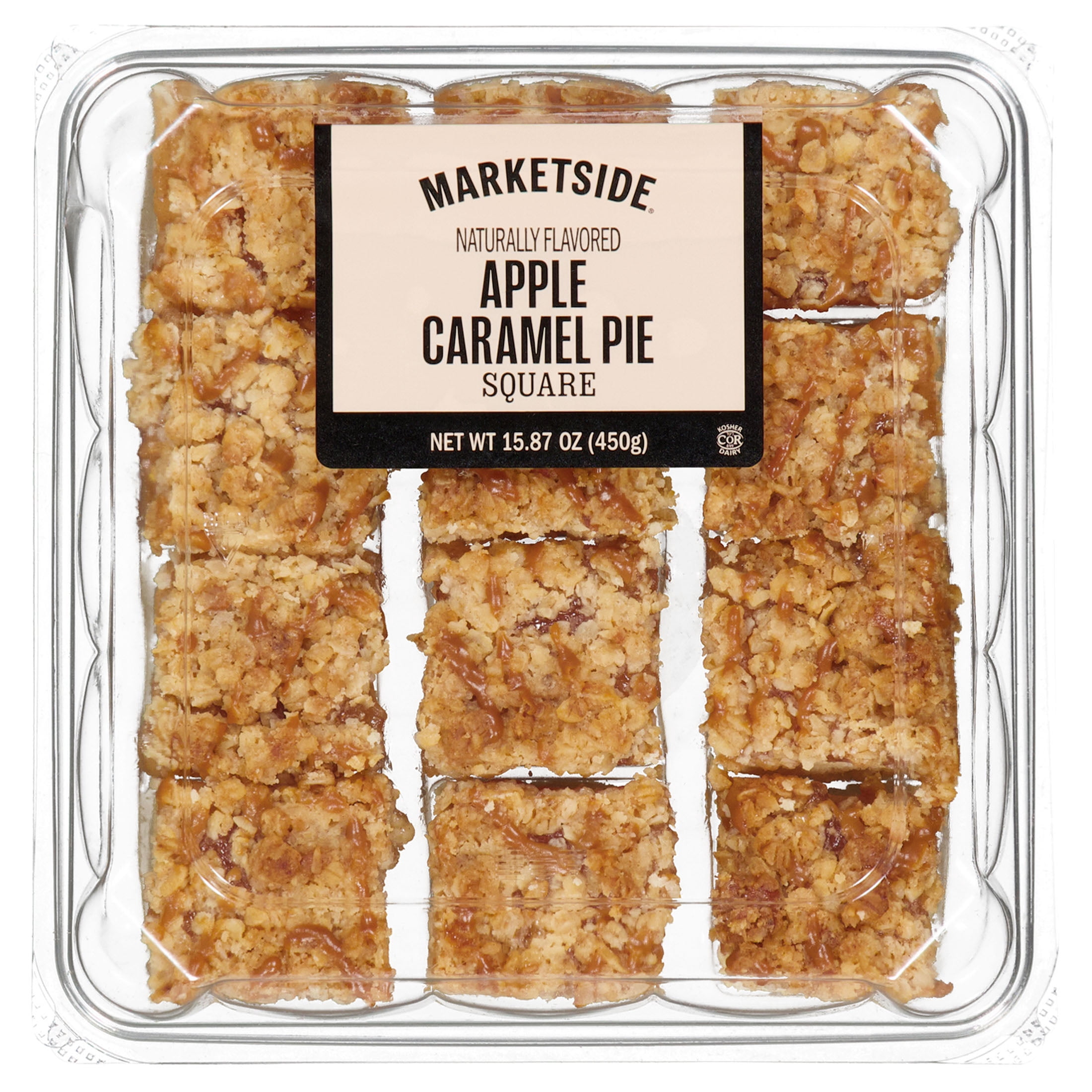 Marketside Apple Caramel Pie Squares, 15.87 oz, 12 Count