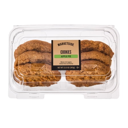 Marketside Baked Apple Pie Fall Bakery Cookies, 13.5 oz, 6 Count, Soft Baked, Ready to Eat