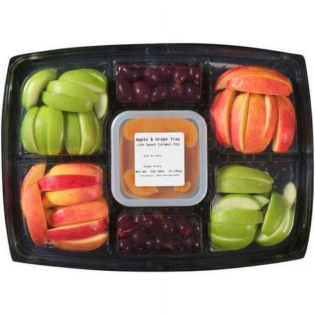 Marketside Apple Tray with Grapes, 42 oz