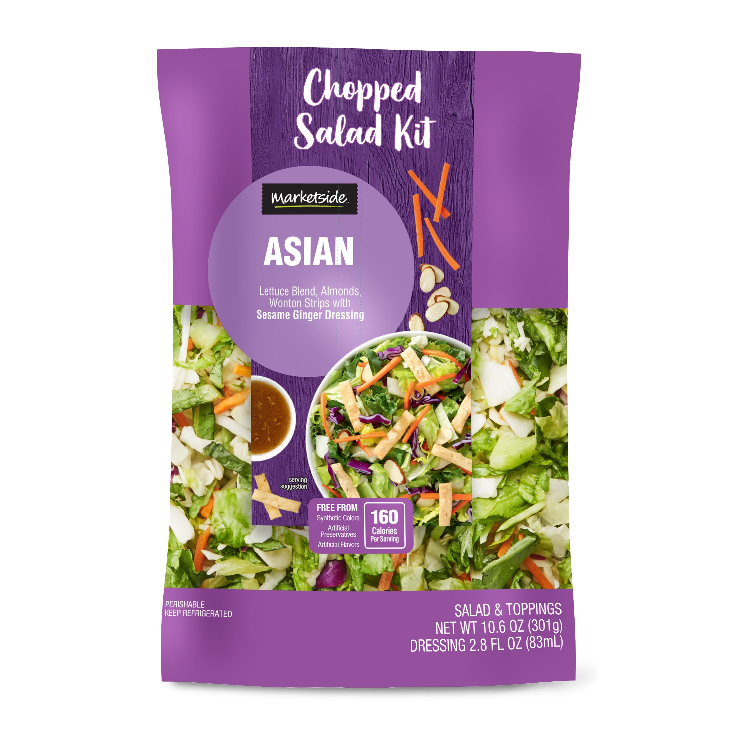 Marketside Asian Chopped Fresh Salad Kit, 10.6 oz