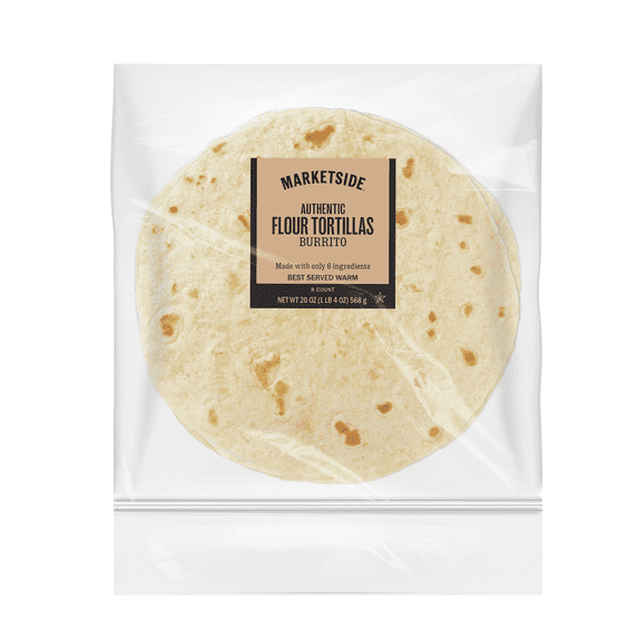 Marketside Authentic 10in Flour Tortillas 8 count