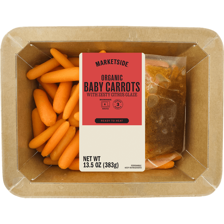 Marketside Baby Carrots with Zesty Citrus Glaze, 13.5 oz - Walmart.com