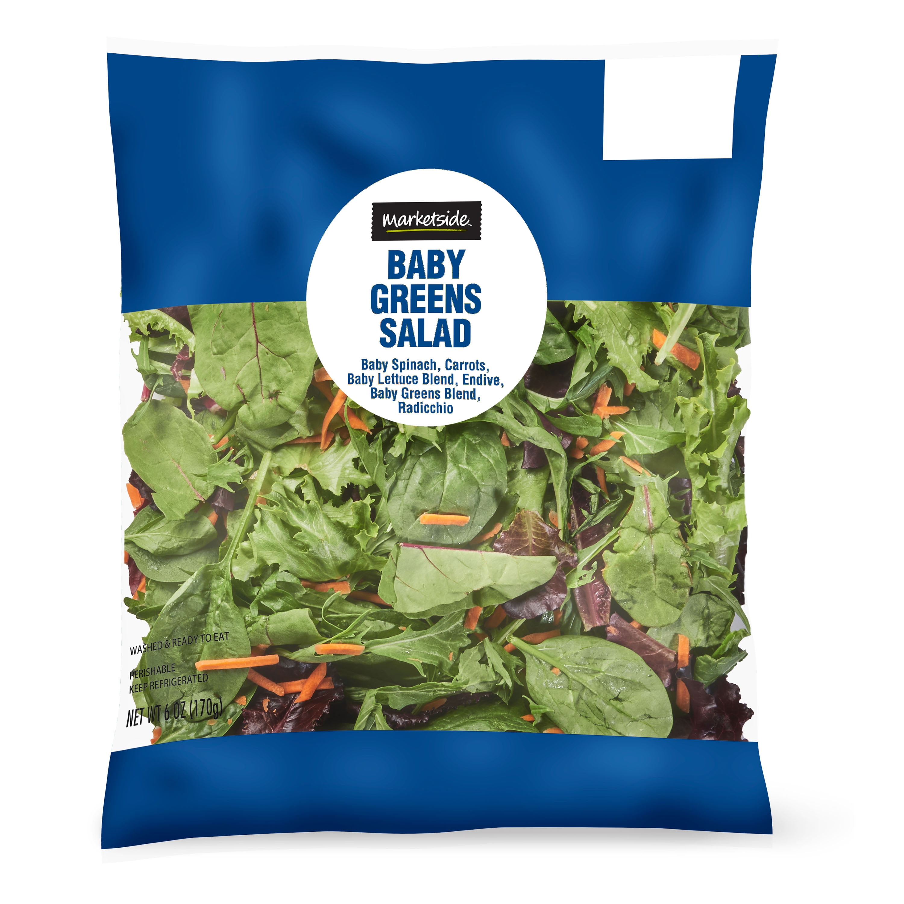 Marketside Baby Greens Salad Blend, 6 oz Bag, Fresh