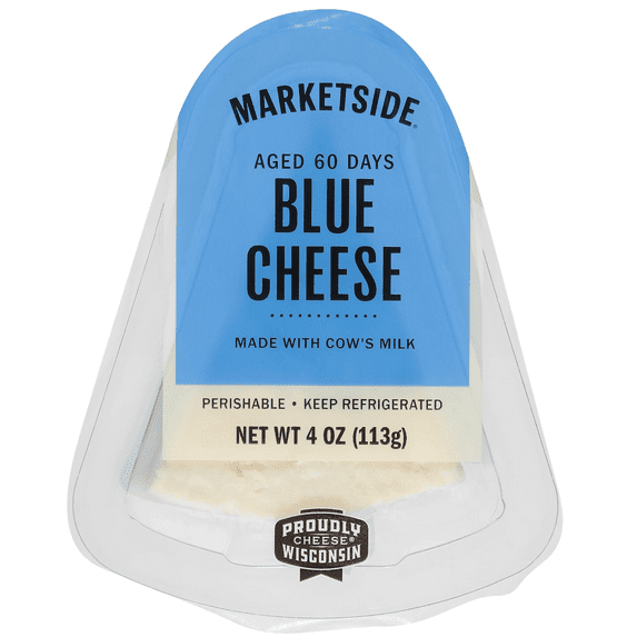 Marketside Blue Cheese Wedge, 4 oz Tray (Refrigerated)