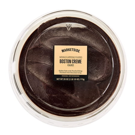 Marketside Boston Creme Cake Vanilla Cake, 26 oz (Refrigerated)