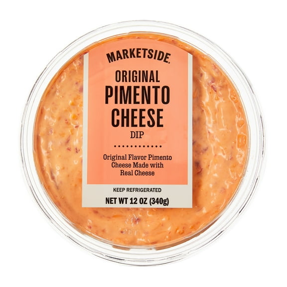 Marketside Original Pimento Cheese Dip, 12 oz Plastic Tub (Refrigerated)