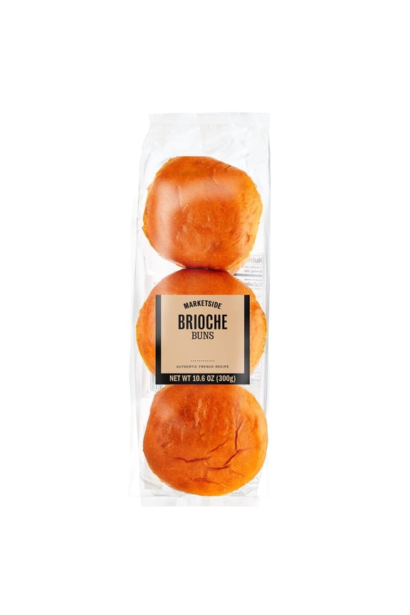 Brioche Style Hamburger Buns, 10.6 oz, 6 Count