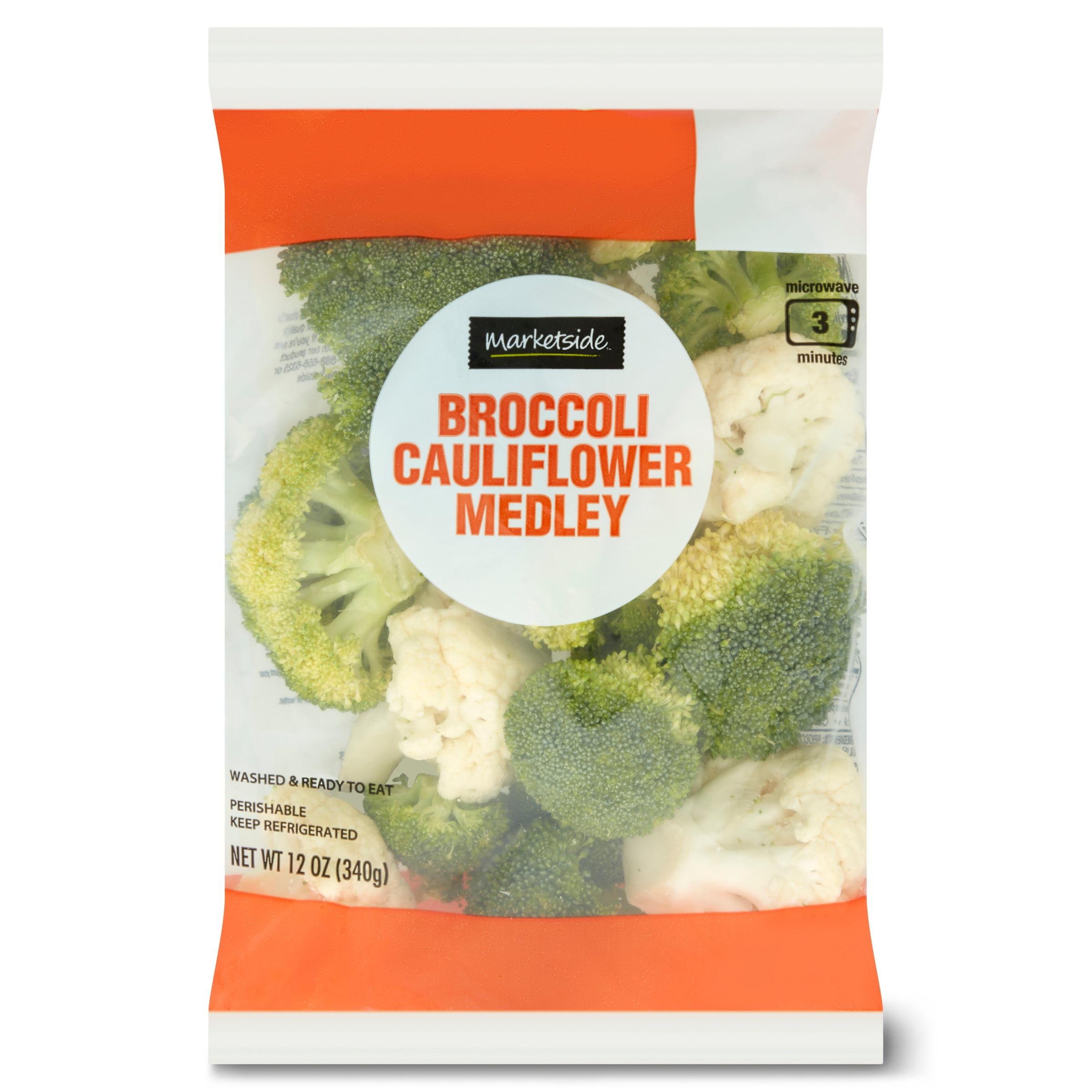 Marketside Broccoli And Cauliflower, 12 oz