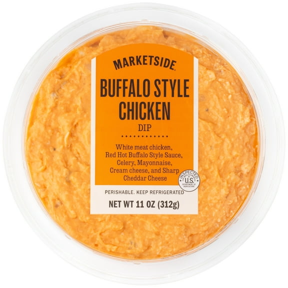 Marketside Buffalo Style Chicken Dip, 11 oz Tub, 1 Count (Refrigerated)