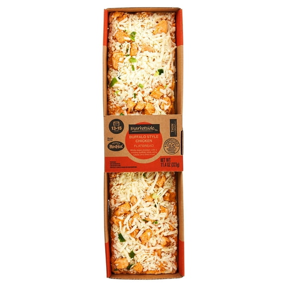 Marketside Buffalo Style Chicken Flatbread, 11.4 oz (Fresh)
