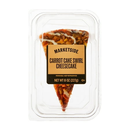 Marketside Carrot Cake Swirl Cheesecake Slice, 8 oz