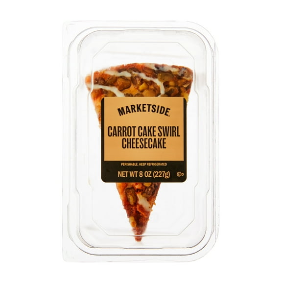 Marketside Carrot Cake Swirl Cheesecake Slice, 8 oz