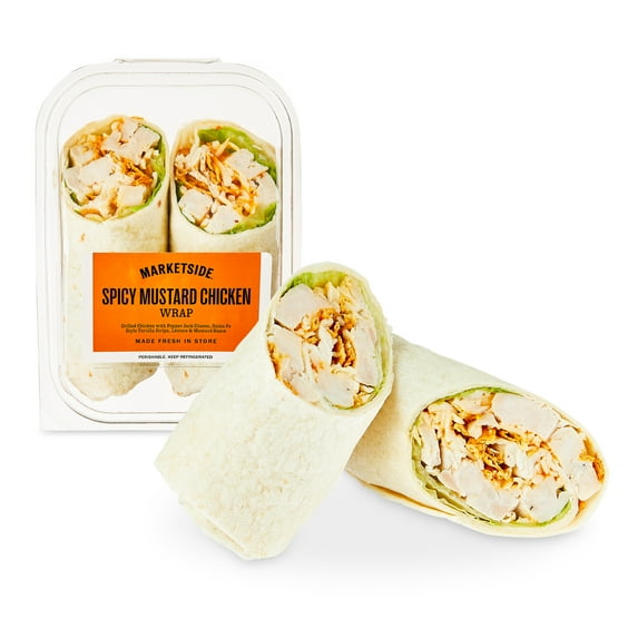 Marketside Chicken Spicy Mustard Wrap, 1 Count
