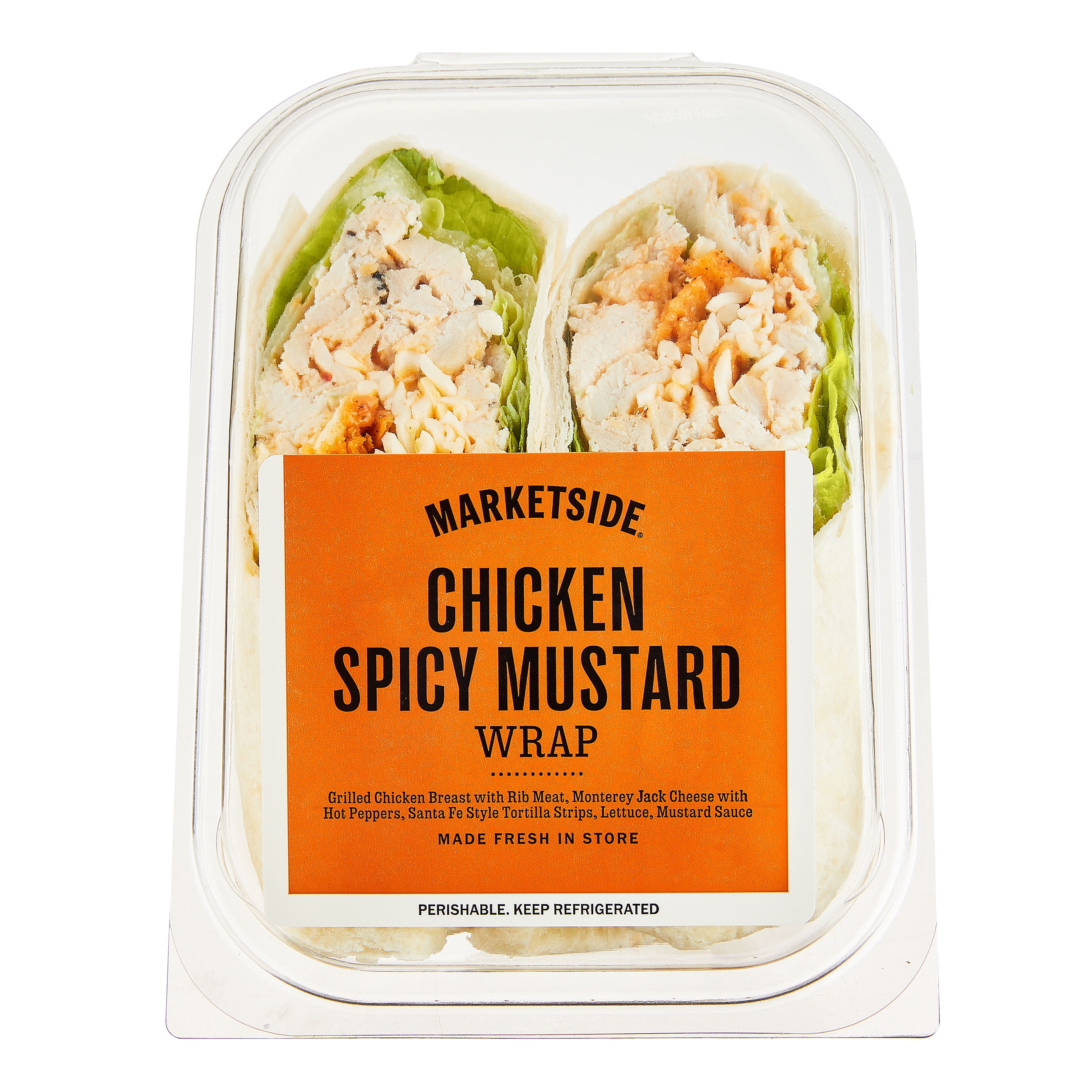 Marketside Chicken Spicy Mustard Wrap, 1 ct
