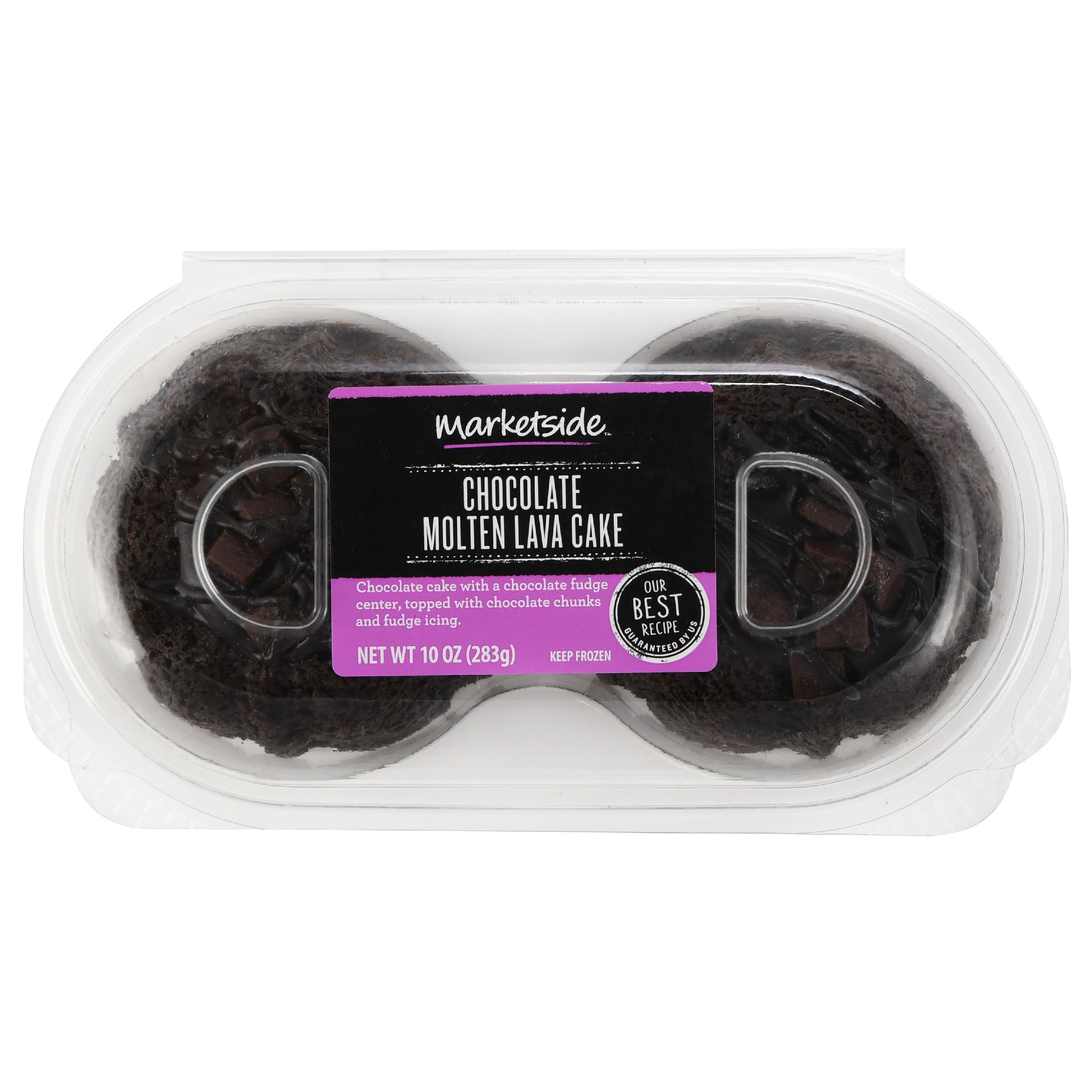 Marketside Chocolate Molten Lava Cake, 10 oz, 2 Count