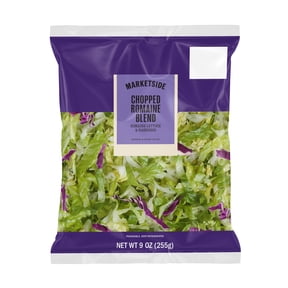 Marketside Chopped Romaine Lettuce Mix, 9 oz Bag (Fresh)