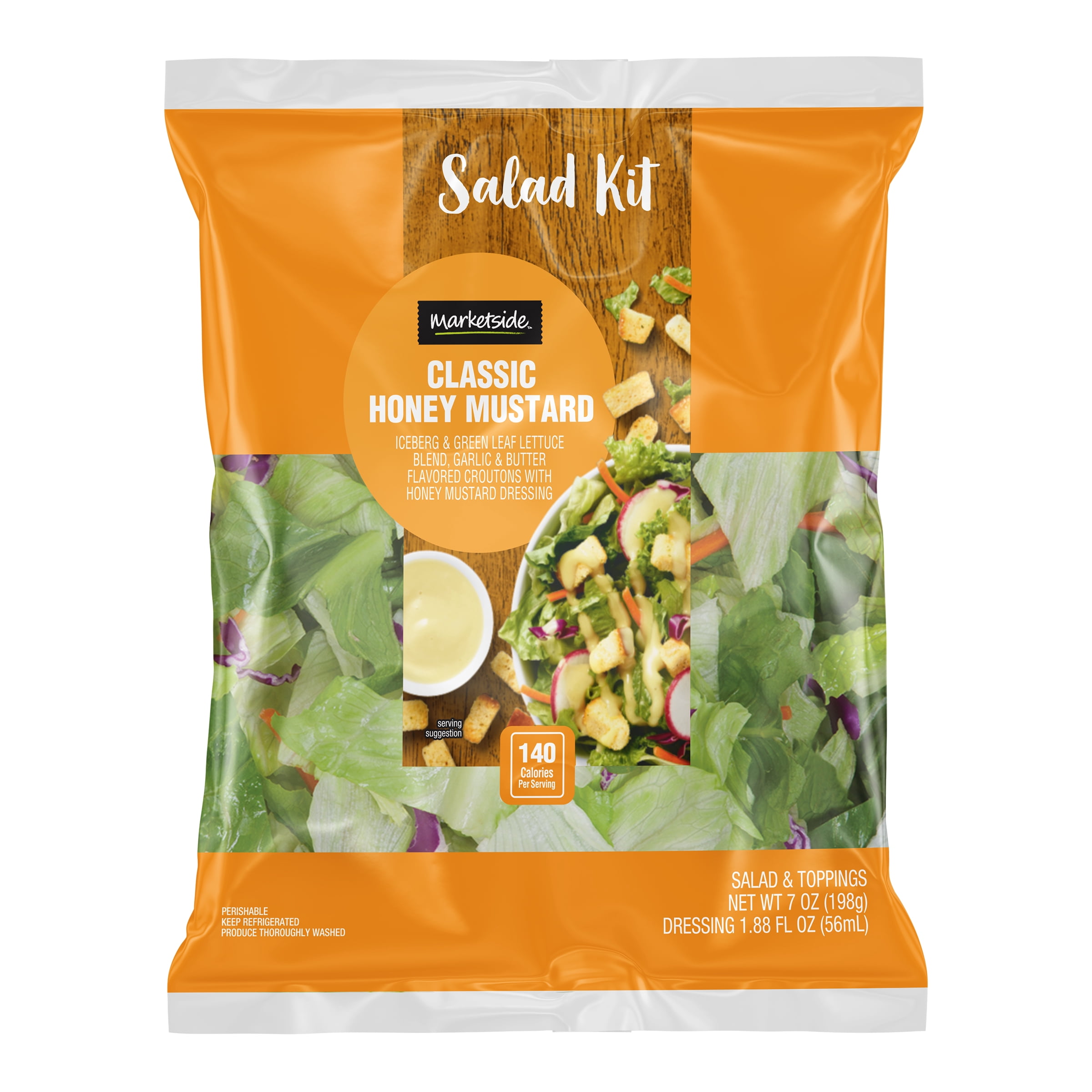 Marketside Classic Honey Mustard Salad Kit, 9 oz (Fresh)