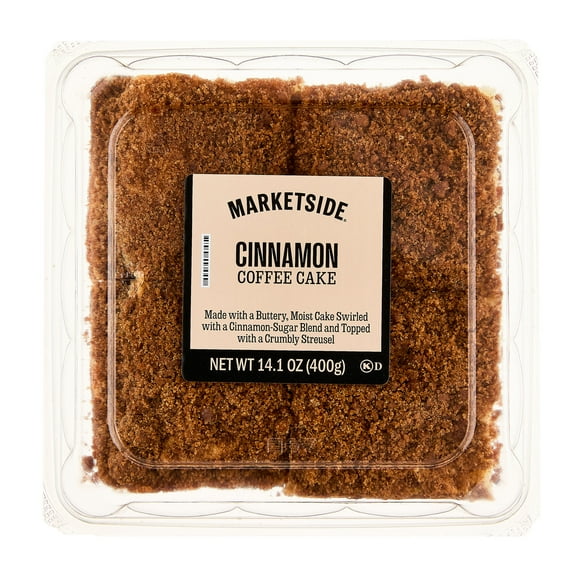 Marketside Cinnamon Coffee Cake, 14.1 oz, 4 Count