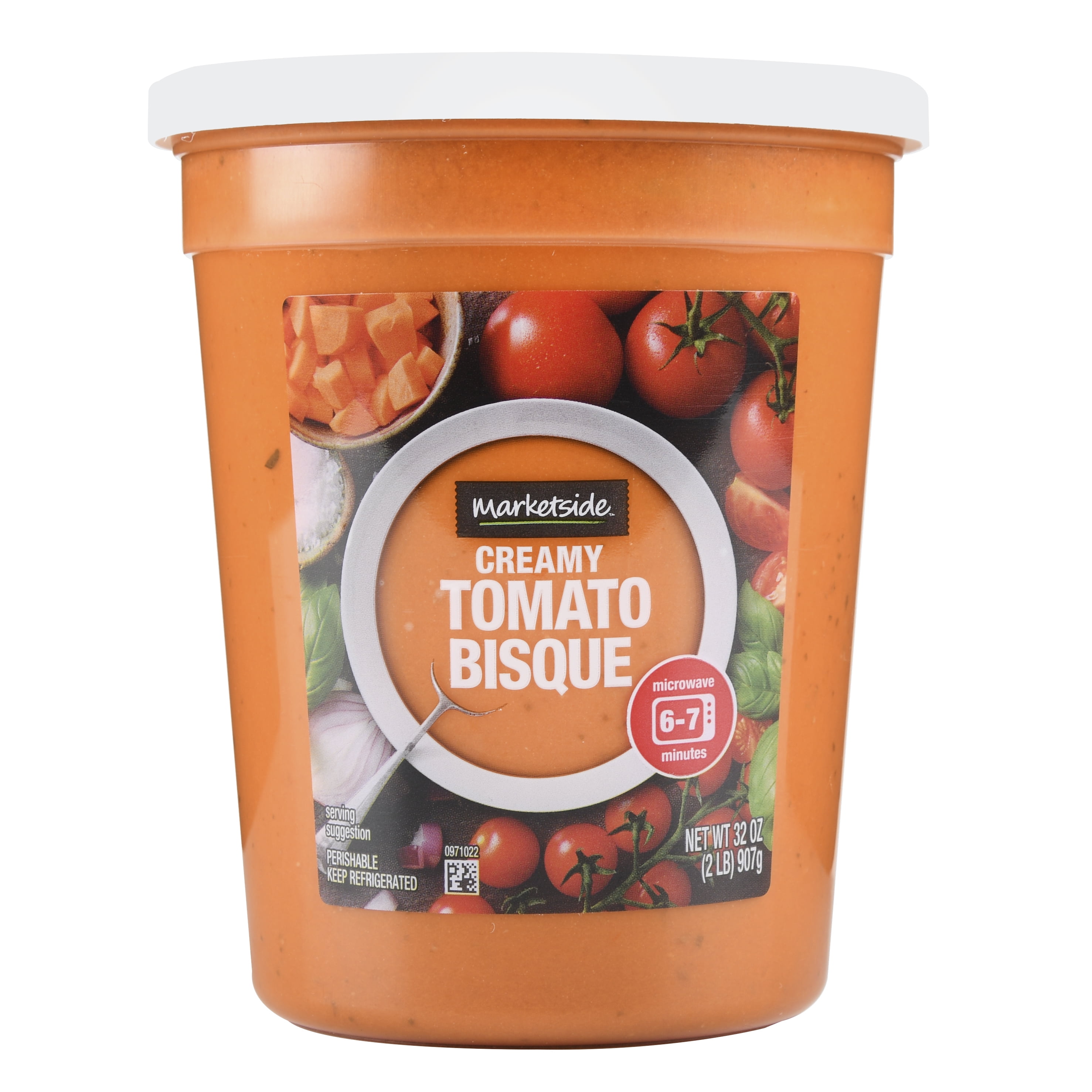 Marketside Creamy Tomato Bisque Fresh Deli Soup, 32 oz Cup