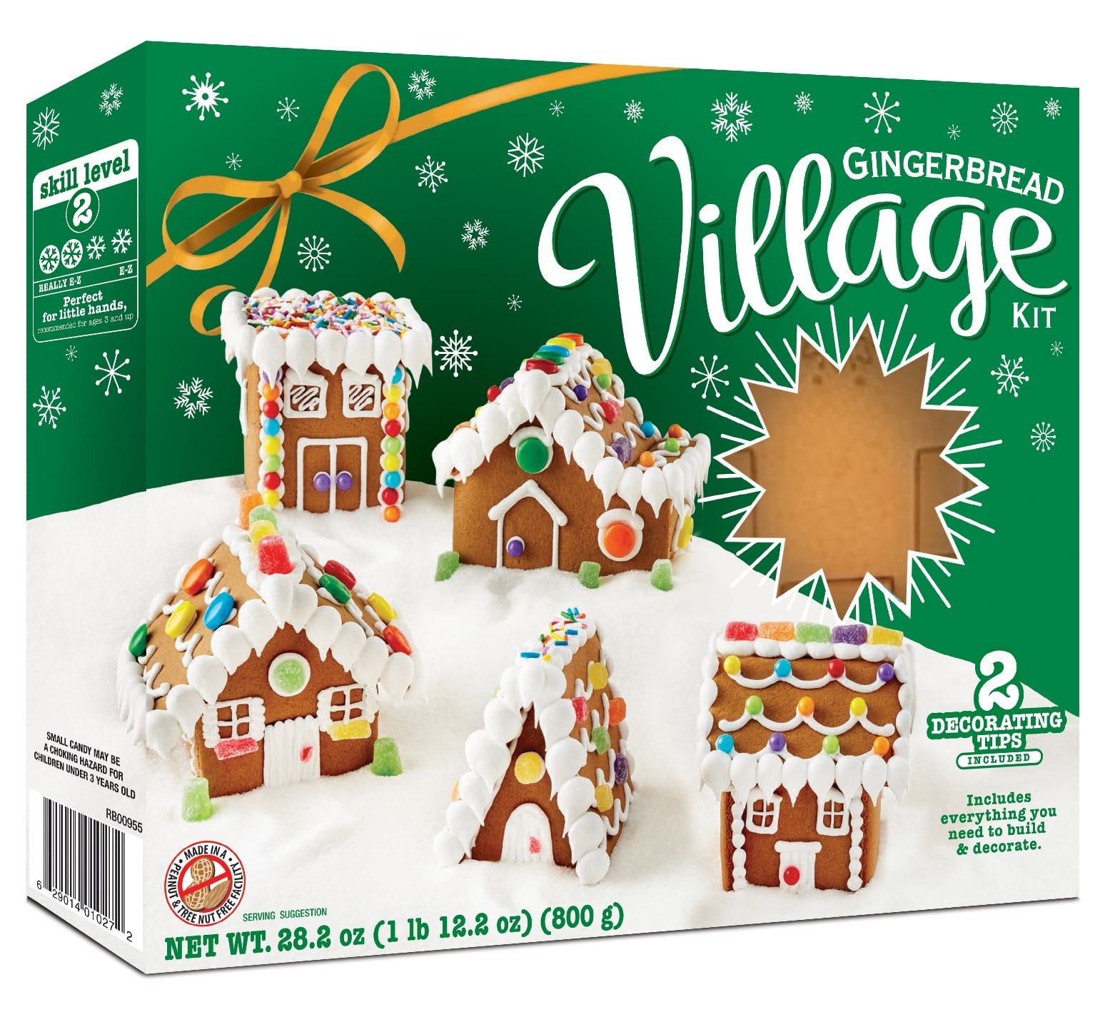 Marketside Create a Treat Gingerbread Village Kit, 28.8 oz