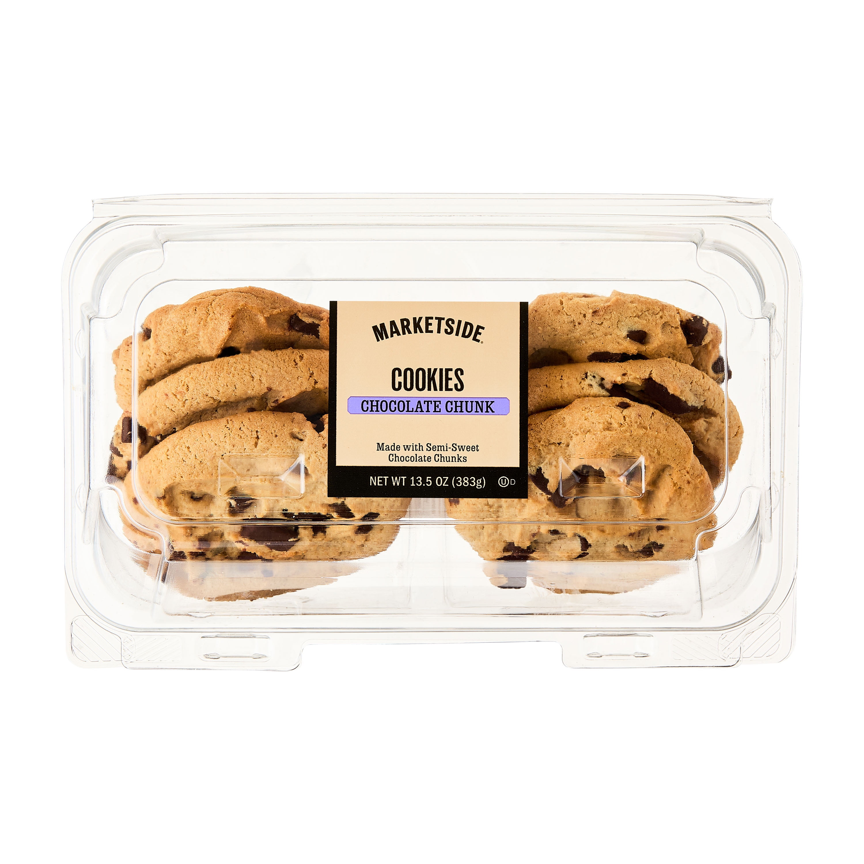 Marketside Decadent Chocolate Chunk Cookies 13.5 oz 6 Count Soft
