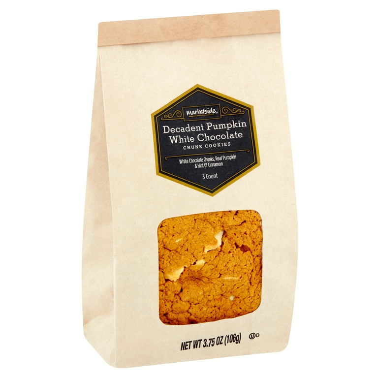 Marketside Decadent Pumpkin White Chocolate Chunk Cookies
