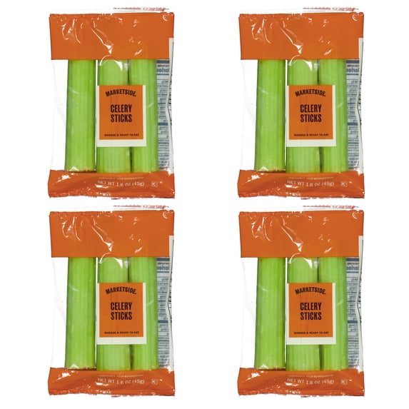 Marketside Fresh Celery Sticks, 1.6 oz, 4 Pack