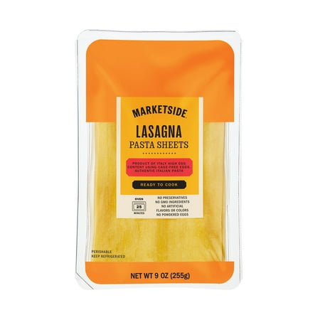 Marketside Fresh Lasagna Pasta Sheets, 9 oz