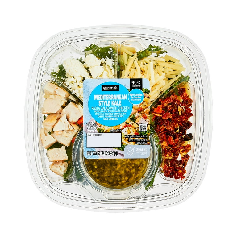 Marketside Fresh Mediterranean Style Kale Pasta Salad with Chicken 9.55 oz