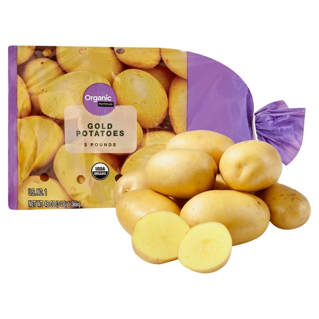 Marketside Fresh Organic Gold Potatoes, 3 lb Bag