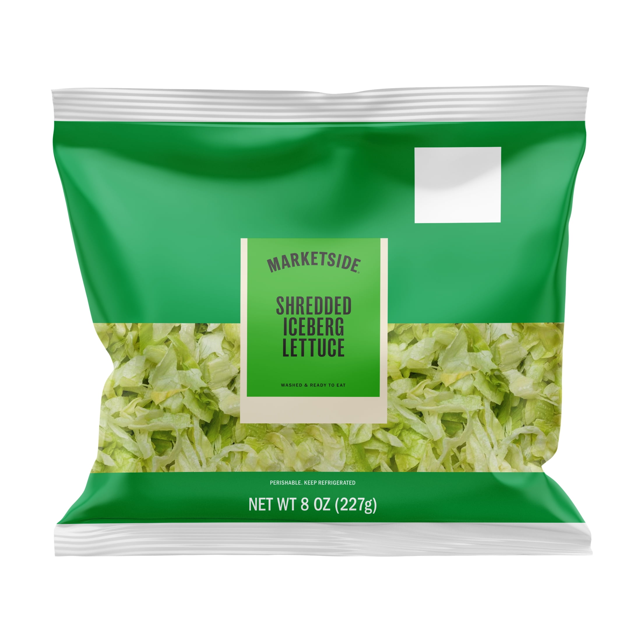 Marketside Fresh Shredded Iceberg Lettuce, 8 oz, Bag