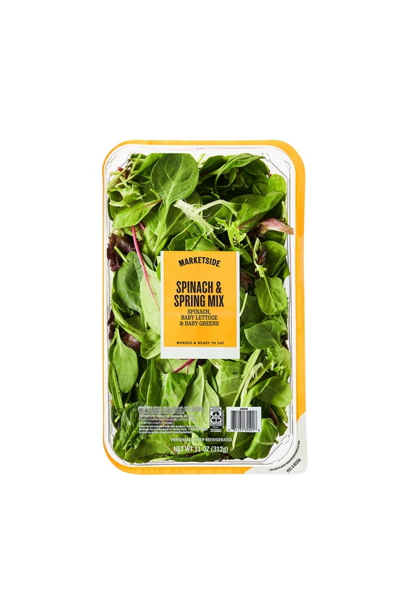 Fresh Spinach and Spring Mix, 11 oz