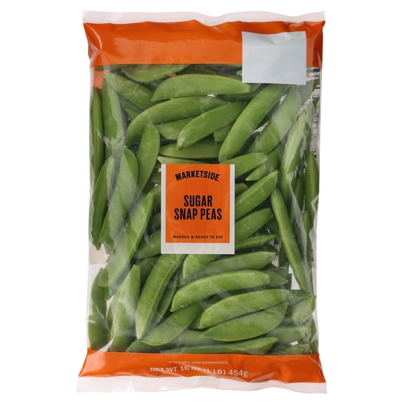 Marketside Fresh Sugar Snap Peas, 1 lb Bag Refrigerated