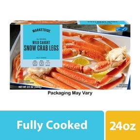 Marketside Frozen Cooked Snow Crab Legs, 1.5 lb Box (Contains Shellfish)