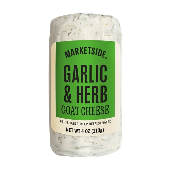 Marketside Garlic & Herb Goat Cheese Log, 4 oz