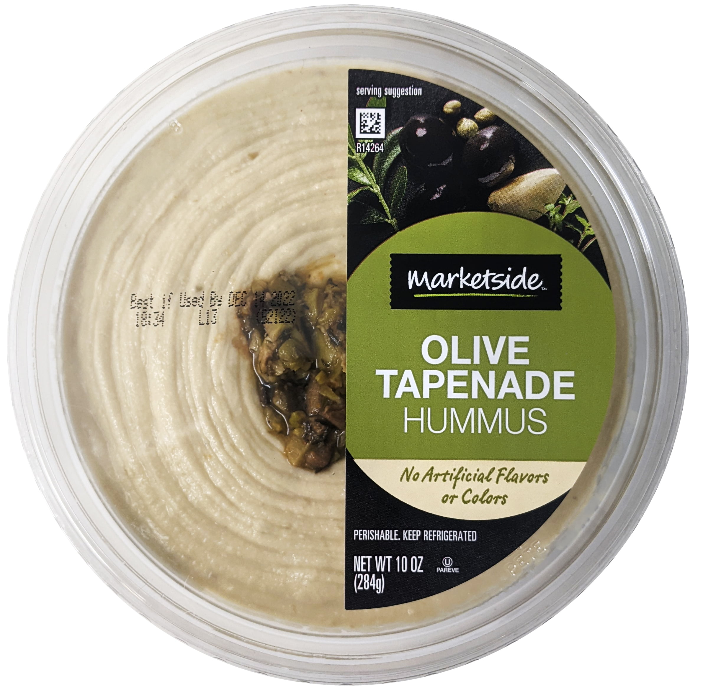 Marketside GlutenFree Olive Tapenade Hummus 10 oz, Ready to Eat