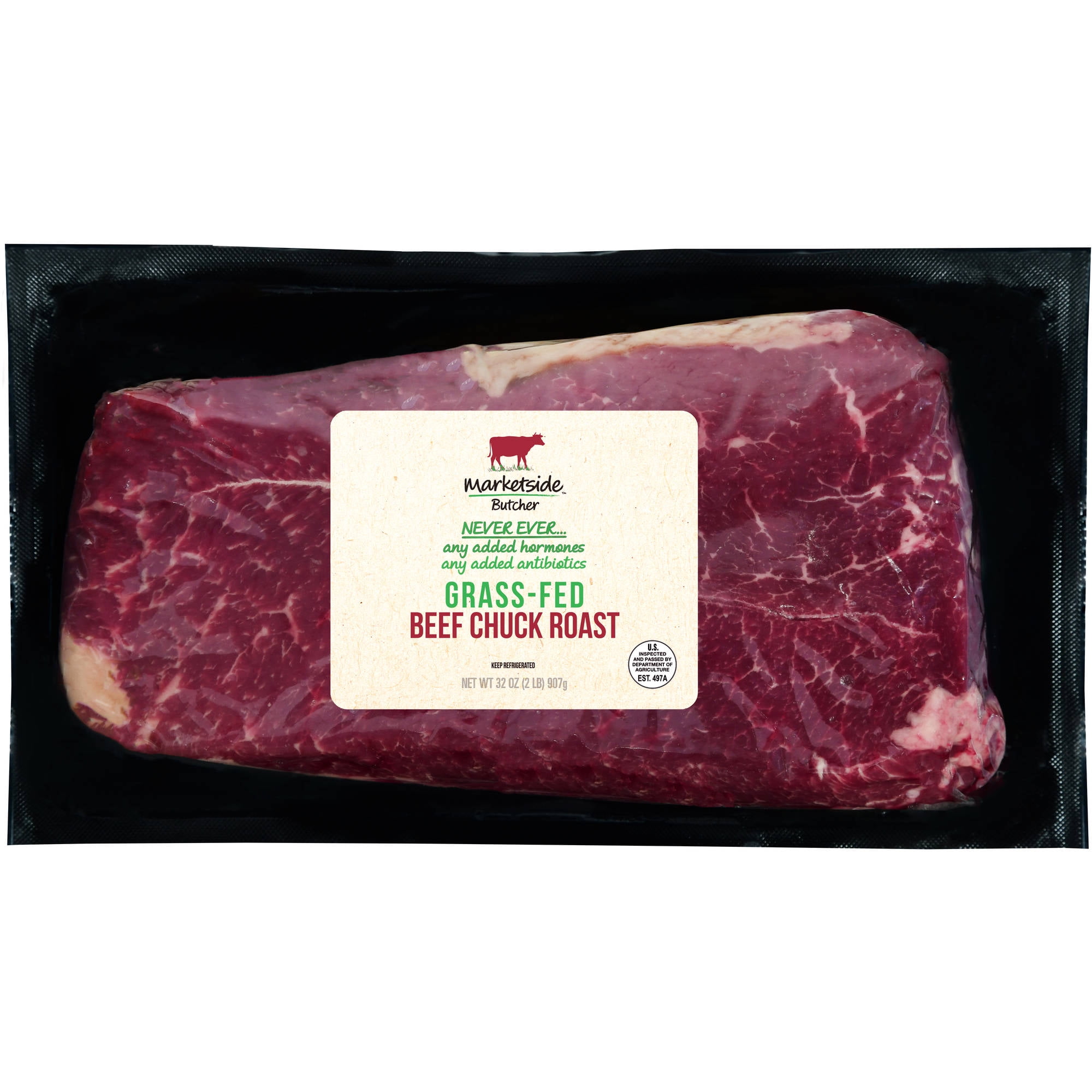 Marketside GrassFed Beef Chuck Roast, 2 lb