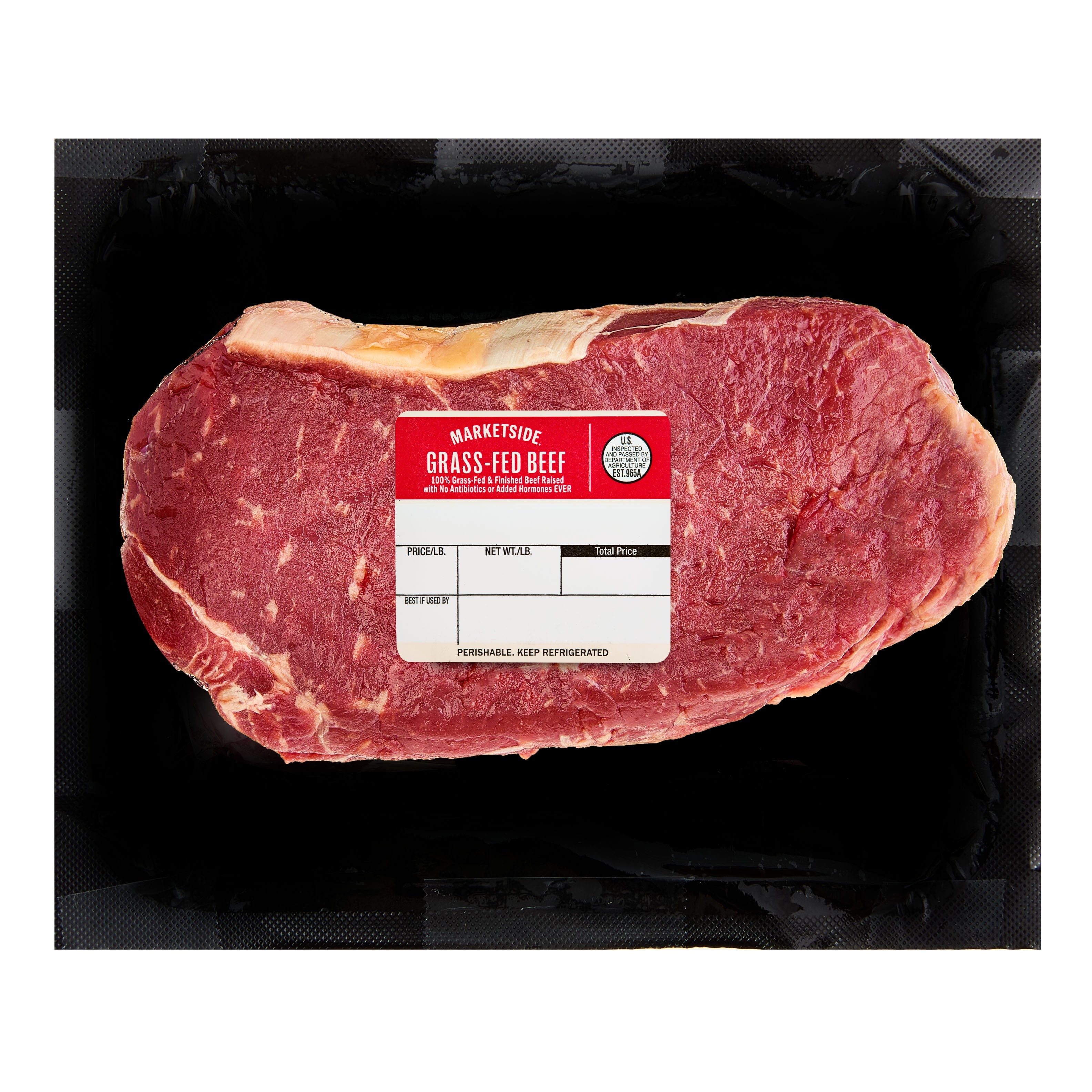 Marketside Grass-Fed Beef New York Strip Steak, 0.625-1.1 lb