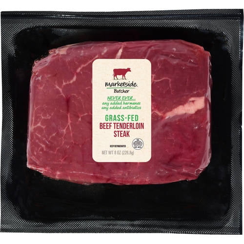 Marketside GrassFed Beef Tenderloin Steak, 8 oz