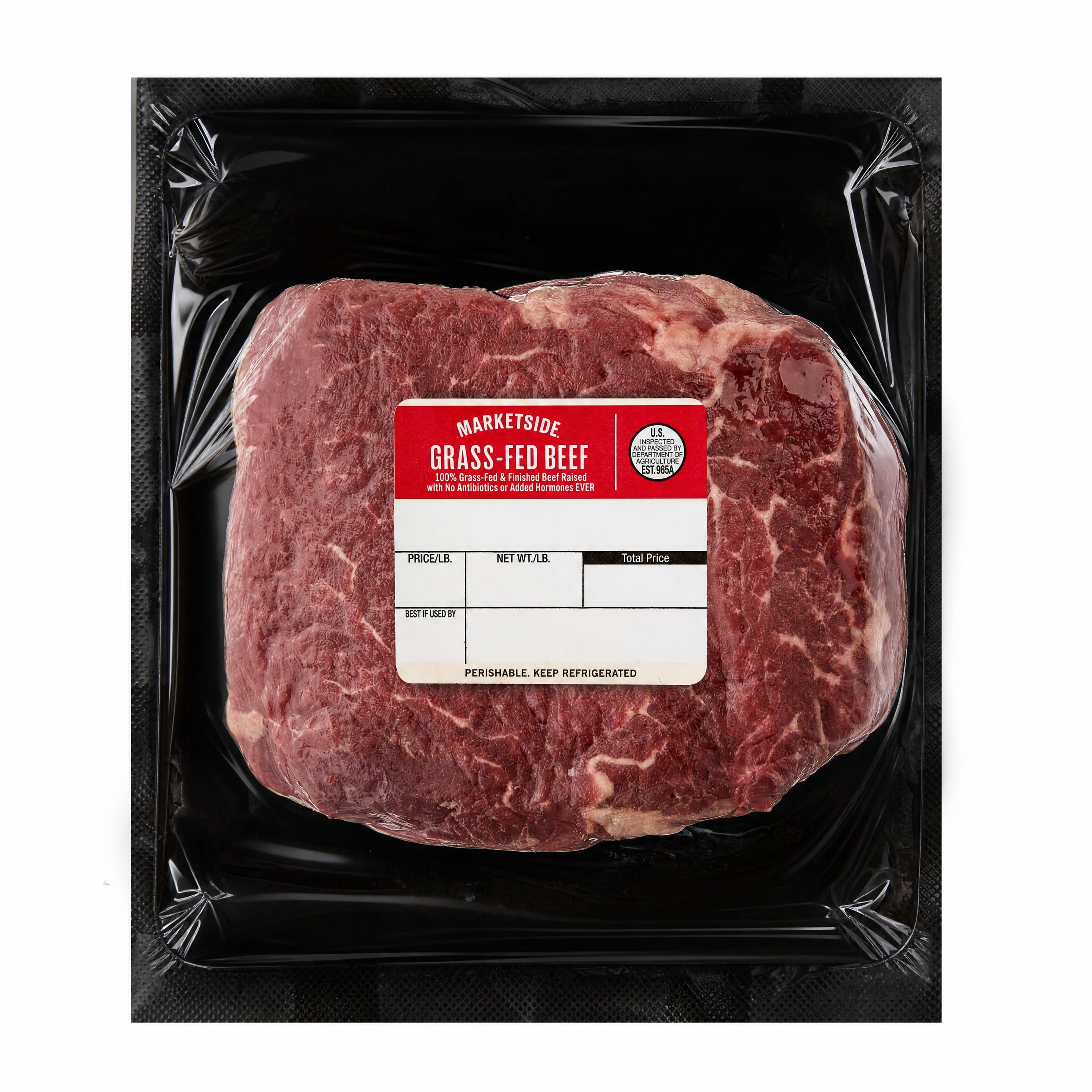 Marketside Grass-Fed Beef Top Sirloin Steak, 0.5 - 1.0 lb